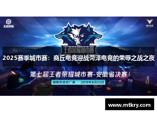 2025赛季城市赛：商丘电竞迎战菏泽电竞的荣辱之战之夜